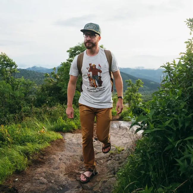 Smokey Bear Babes In The Forest T-shirt