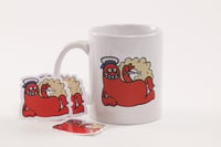 Image 3 of Red Sailor Smoking Mug 