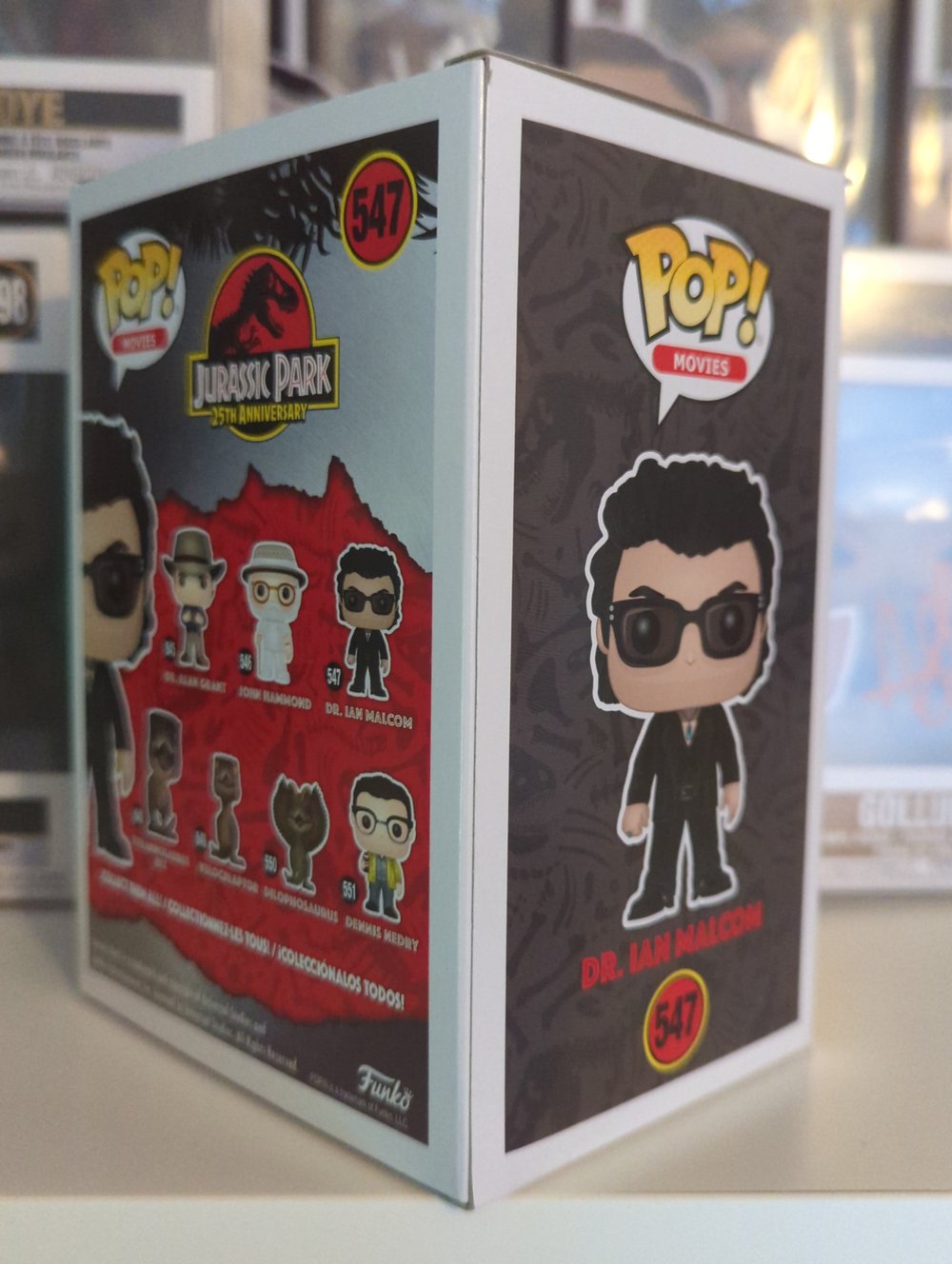 Jeff Goldblum Signed Dr Ian Malcom Funko Pop