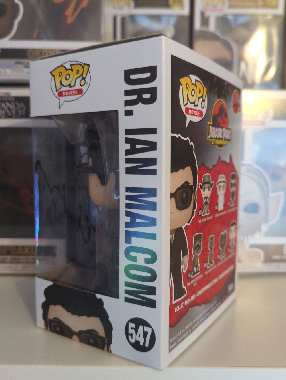 Jeff Goldblum Signed Dr Ian Malcom Funko Pop