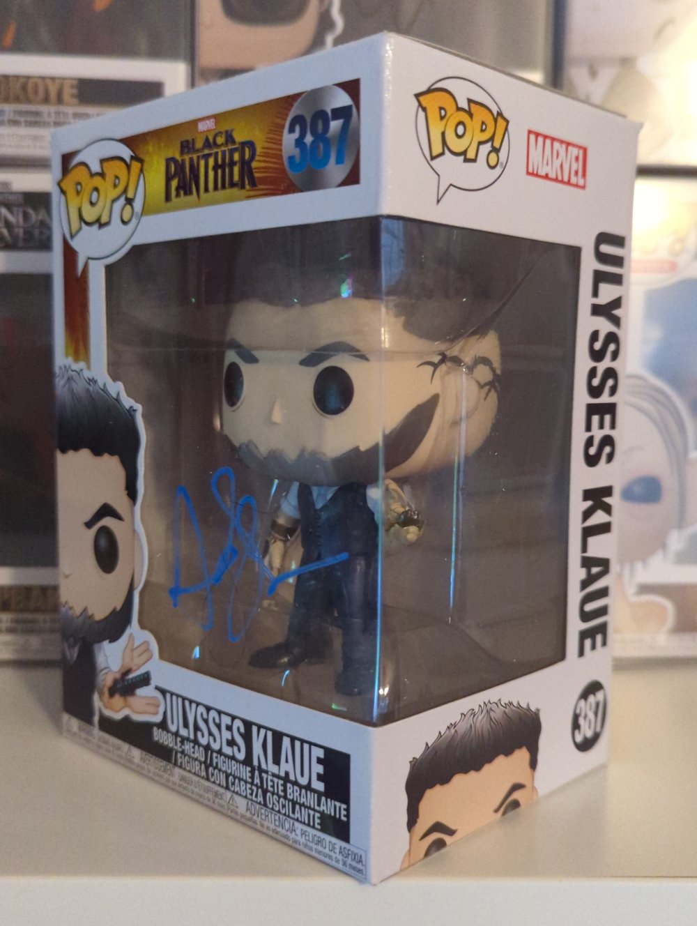 Black Panther Andy Serkis Signed Funko Pop