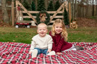 Image 1 of Wednesday 12/7 - Holiday Themed 20 minute photo session w/3 background choices
