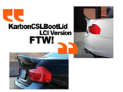 Image of Karbonwerke CSL Style BootLid for LCI E90