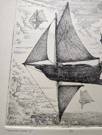 Image 3 of "Windship Study I", etching proof on paper