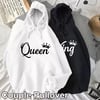 Couples Pull Over Hoodie (King & Queen)