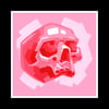 Pink Skull - Signed 12" Print
