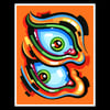Demon Eye: Orange - Signed 11"x14" Prints
