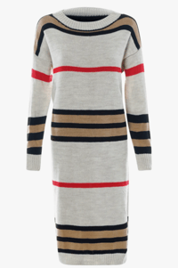 Image 2 of Avalon Striped Knitted Midi Dress