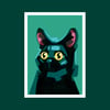 Black Cat - Signed 5"x7" Prints