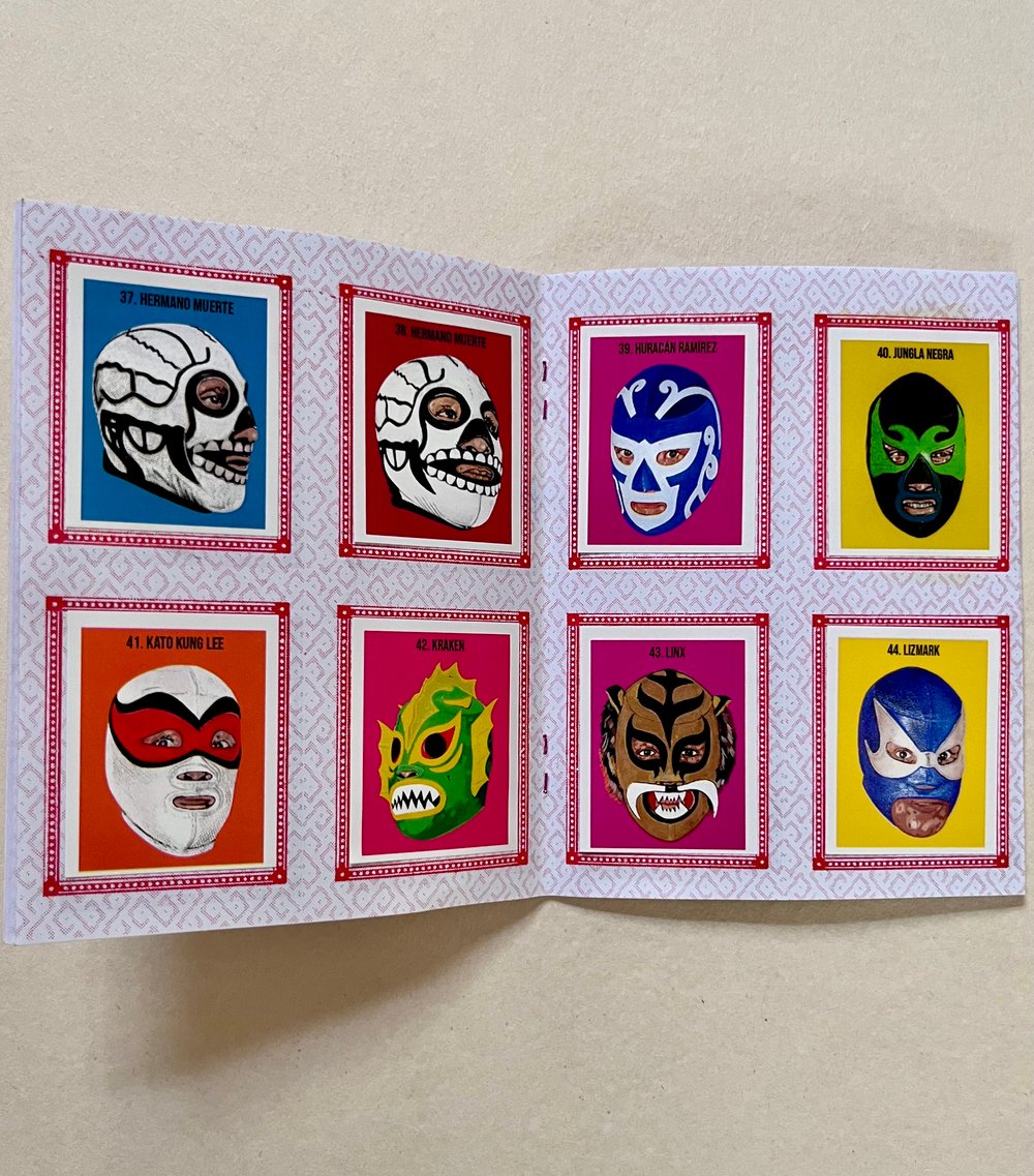 Álbum 80 personajes de la lucha libre mexicana de Emmanuel García