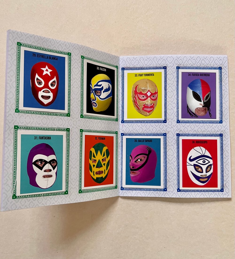 Álbum 80 personajes de la lucha libre mexicana de Emmanuel García