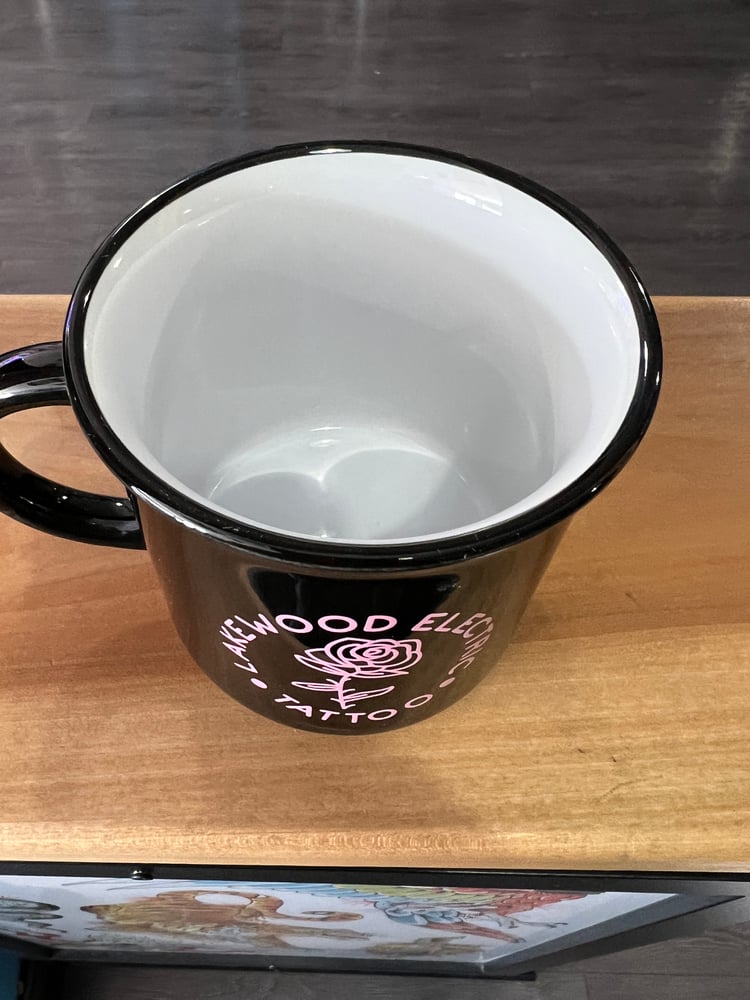 Image of black coffee mug