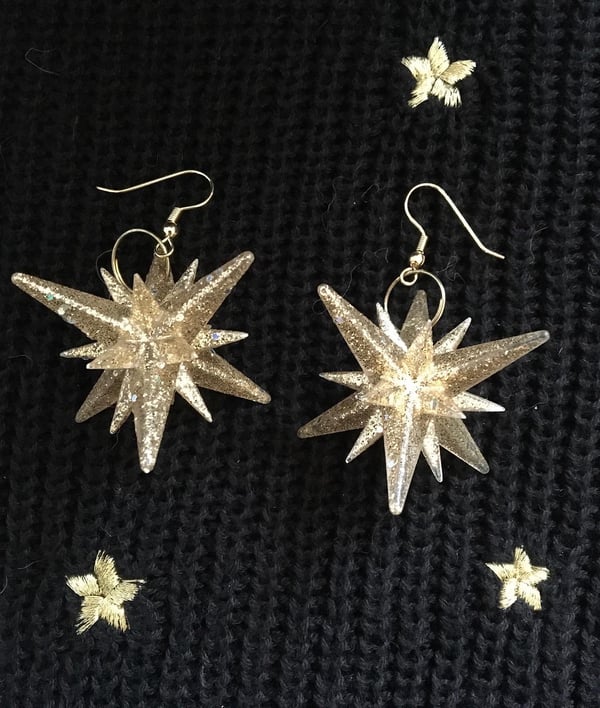 Image of Statement stars earrings