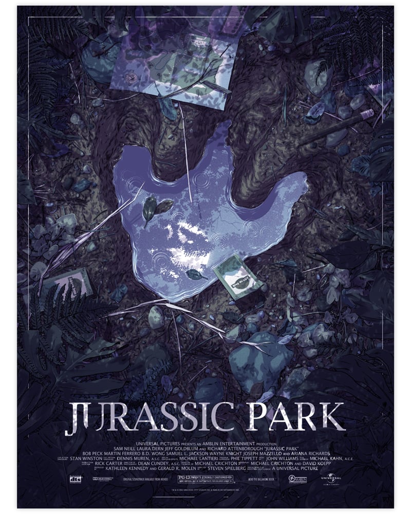 Image of Jurassic Park Print