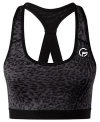 Guru performance leopard printed bra