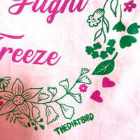 Image 3 of BUY ONE GET ONE FREE!!! Fight Flight Freeze XOXO Wall Hanging/Tea towel