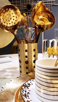 Image 5 of Gold Cooking Utensil Set 