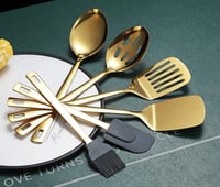 Image 3 of Gold Cooking Utensil Set 