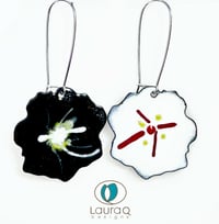 Image 2 of Large Double-sided Poppy Earrings 