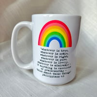 Image 2 of Mini Rainbow Verse Whatever Mug 