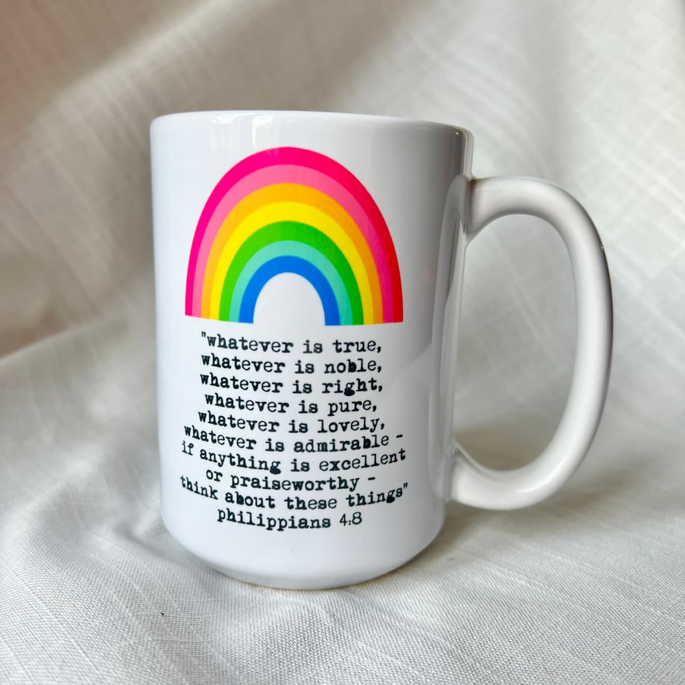 Image of Mini Rainbow Verse Whatever Mug