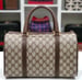 Image of Vtg. Gucci Brown Monogram Handbag 