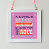 "Country Soul" Screen Print (Pink)