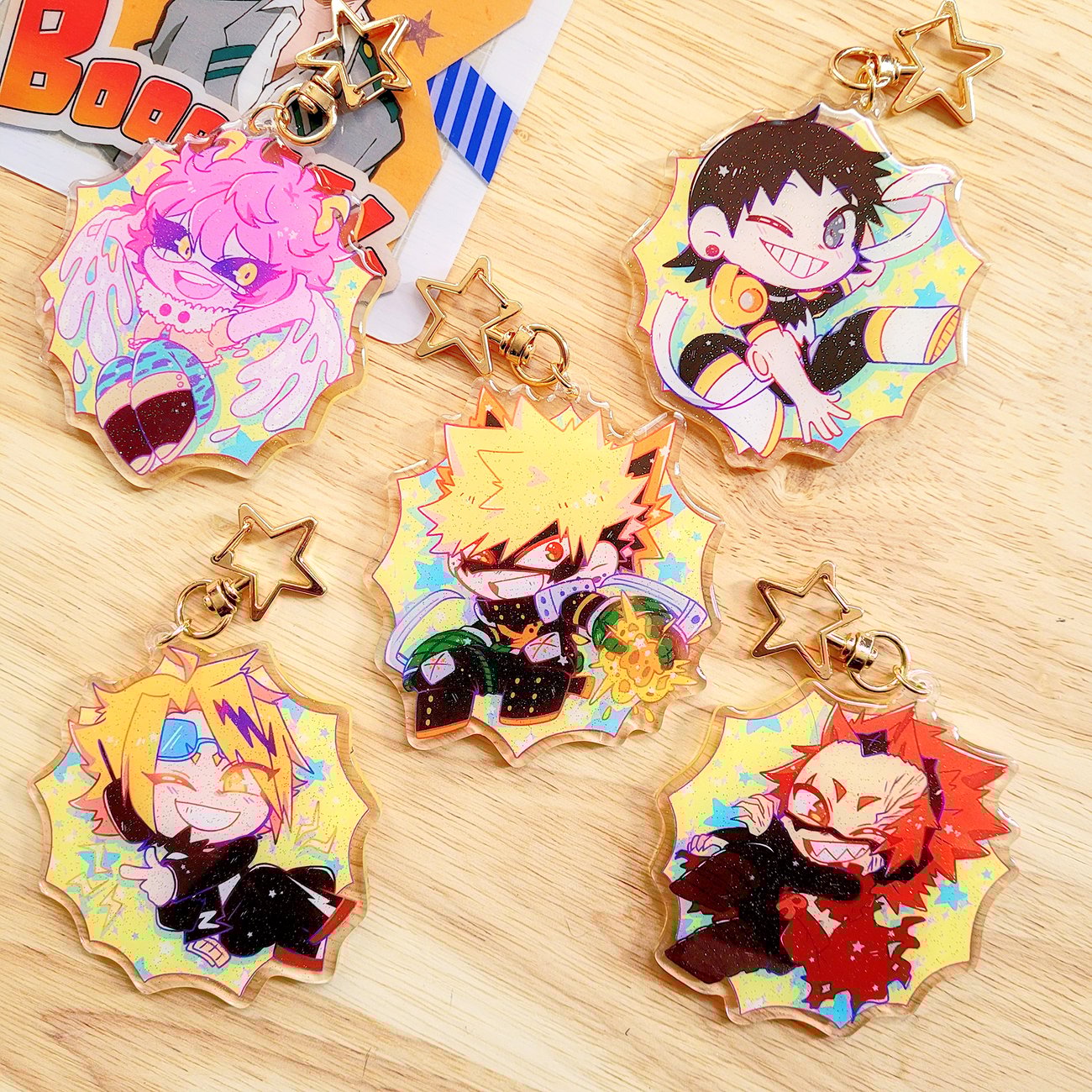 Bakusquad Hero Charms bakaqeyama