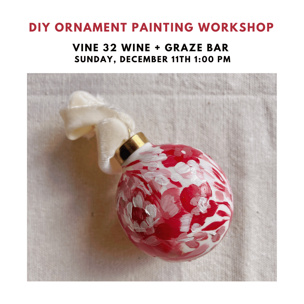 Image of DIY Ornament Painting Workshop at Vine 32