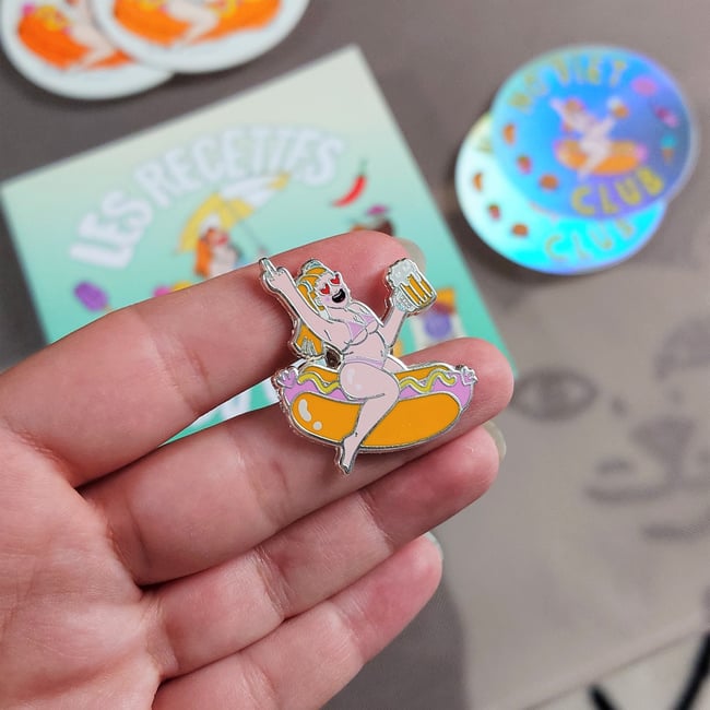 Pin's en métal No Diet Club