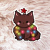 Christmas Cat II Sticker