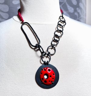 Red Craters Necklace 
