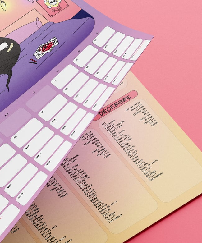 Le calendrier des saisons 2023 (Destock)