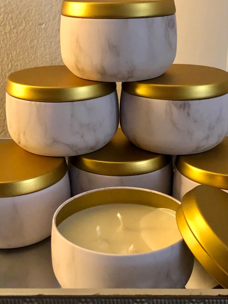 Triple wick candle AresCandleCo