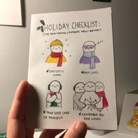 Image 2 of Holiday checklist card