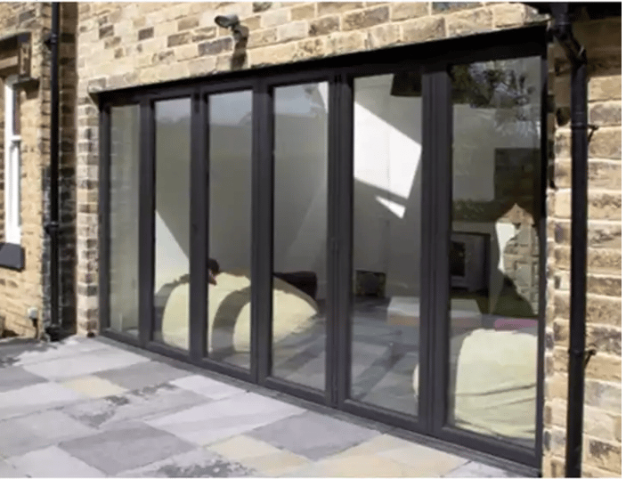 Image of 4 Panel Soundproof High Quality Aluminum Glass  Bi-fold Door