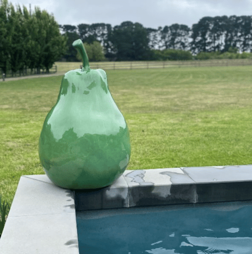 Image of Oversized Pear - Green