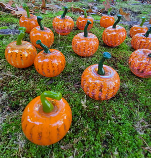Image of Glass Pumpkins