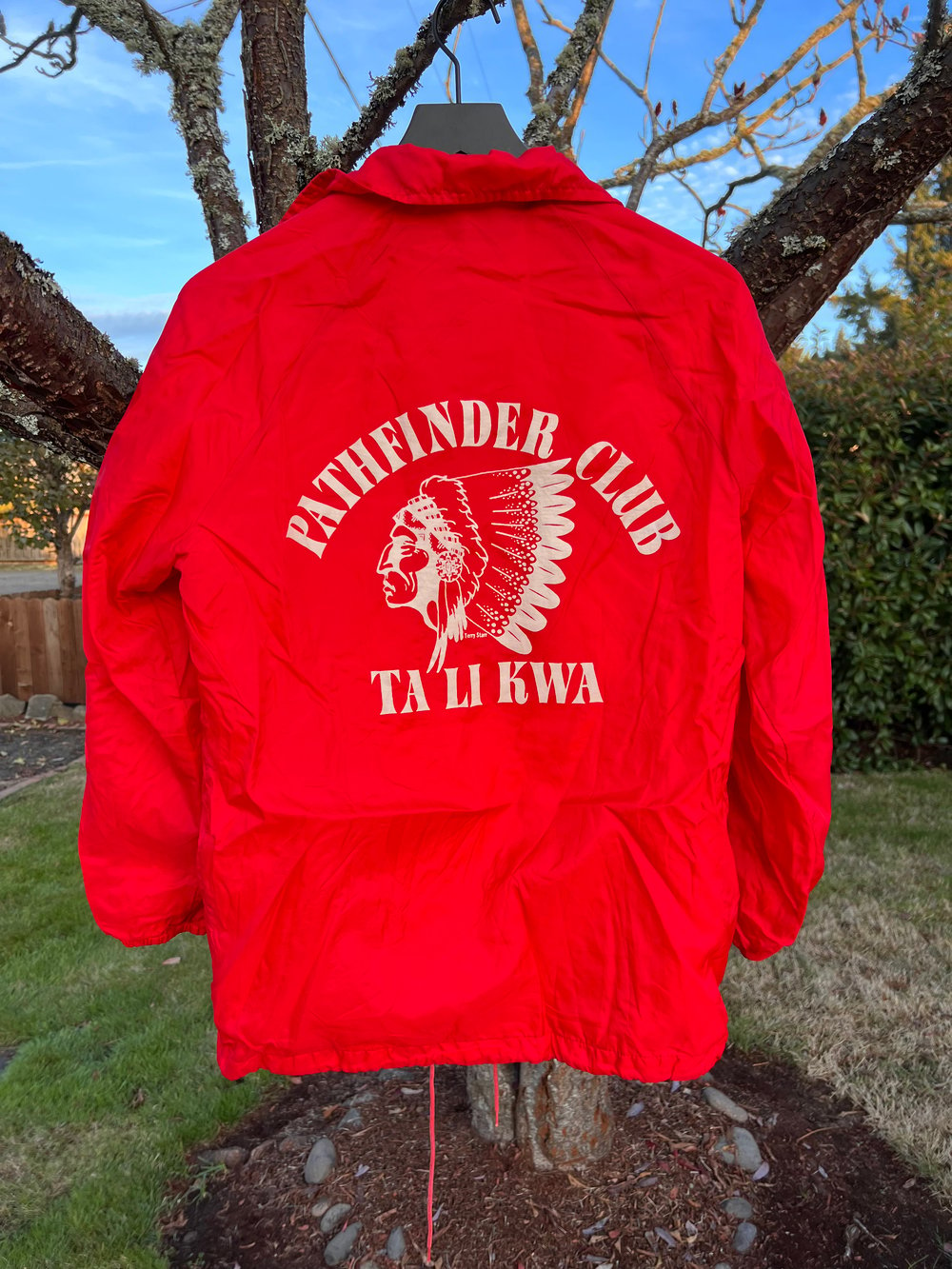 Vintage Red Pathfinder Club Windjammer (S)