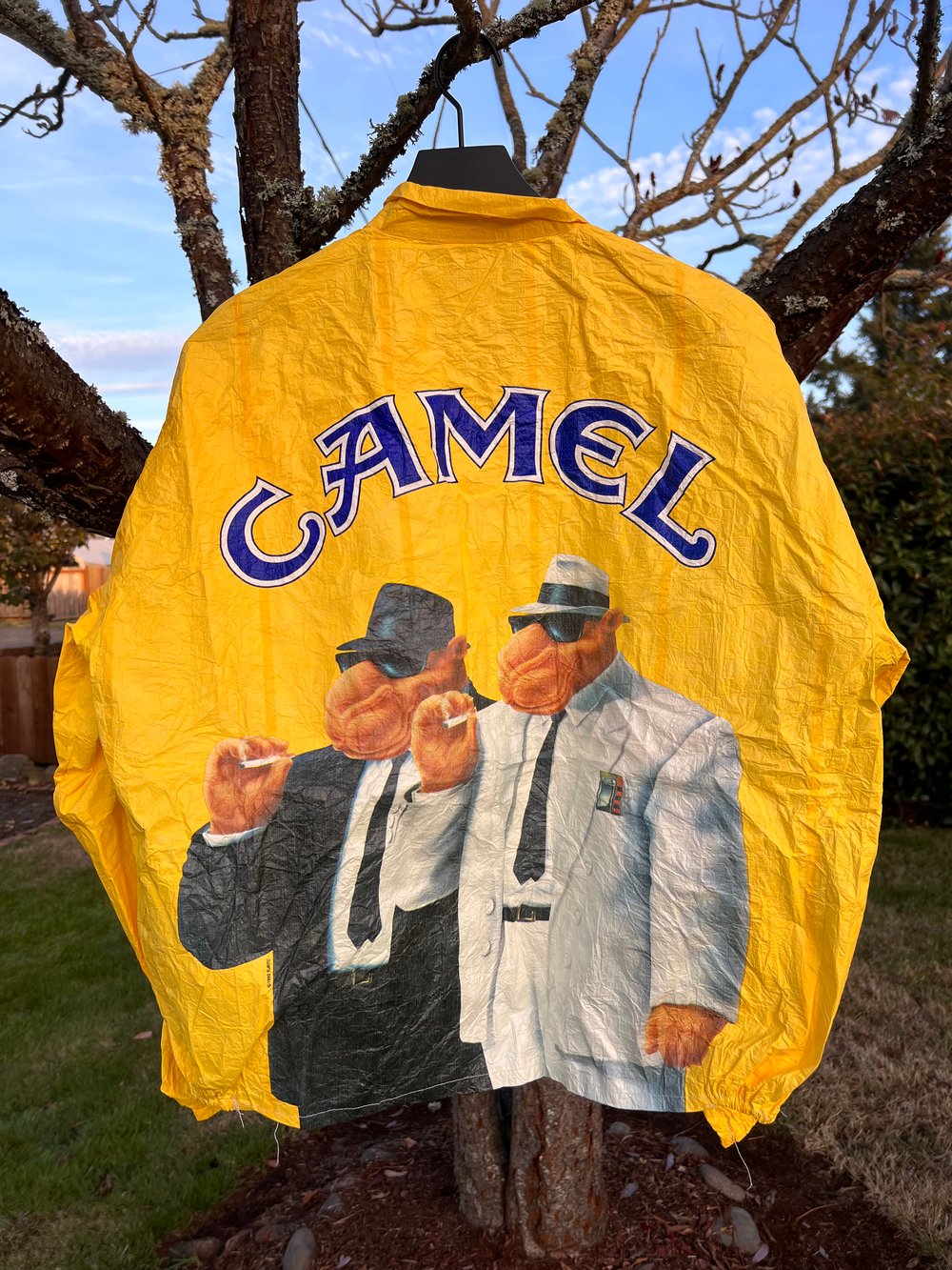 Vintage ‘92 Camel Paper Zip Up Jacket (XL)