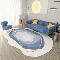 Fashion Irregular Living room rugs Bedroom carpet sOval Large Area Teenager Decoration Rug Non-slip 