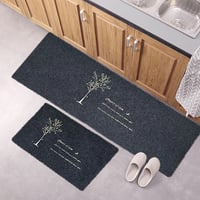 Kitchen Non-slip Carpet Embroidery Carpet Balcony Printed Carpet Door Mat Corridor Geometric Bathroo