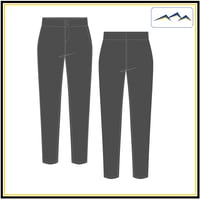 Grey Fitted Pants - Girls/Ladies - Dark Grey $46.20