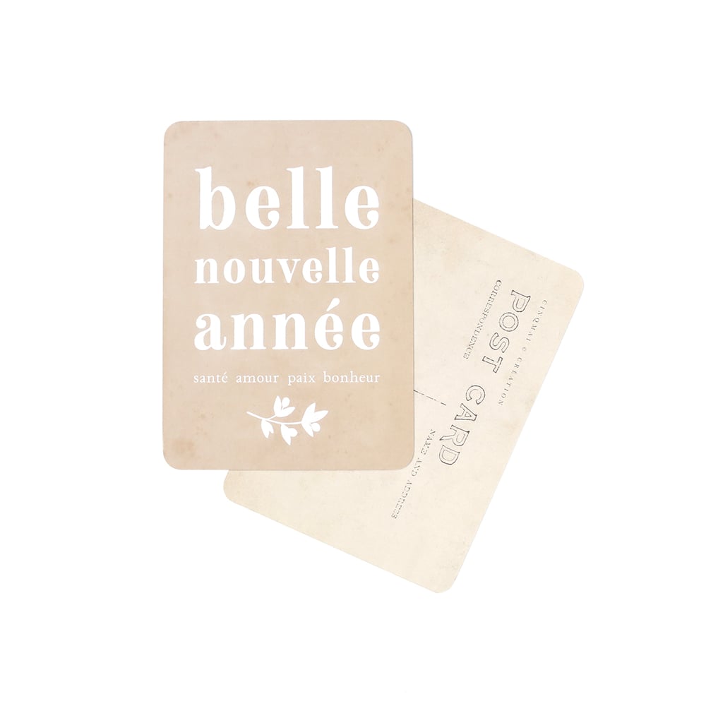 Image of Carte Postale BELLE NOUVELLE ANNÉE / ADAM