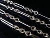 Edwardian 9ct rose gold fetter and trobone 18inches 9g chain