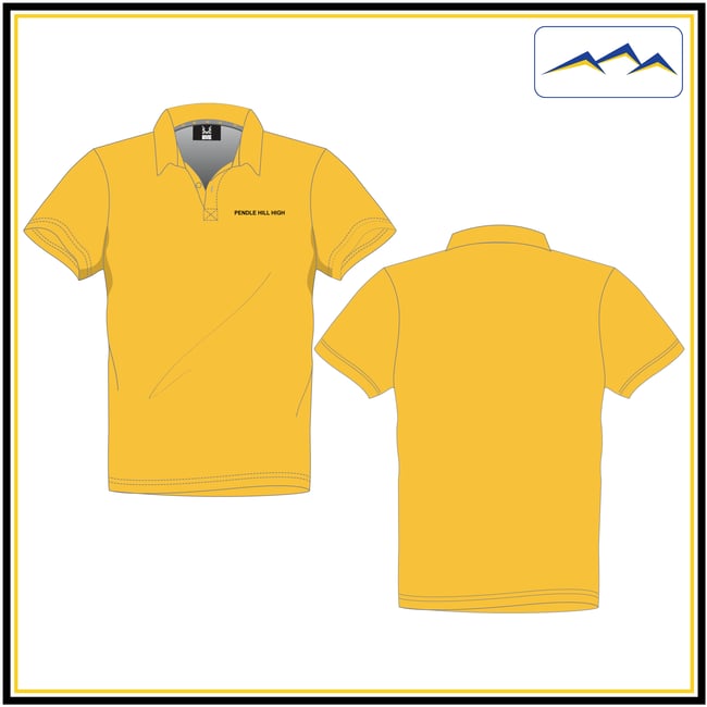 Unisex Gold Sport Polo Shirt $40.50