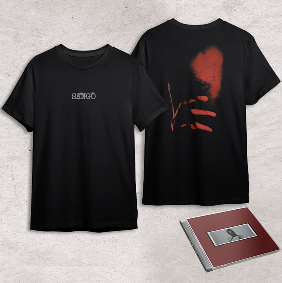 Image of LOUIS DEE - SANGO' (SPECIAL PACK CD + T-SHIRT FRONT LOGO)