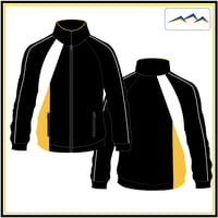 Image 1 of Track Jacket - Microfibre Contrast Panels Unisex $57.75