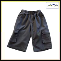 Image 2 of Grey Cargo Shorts - Unisex - Midford Grey $41.60