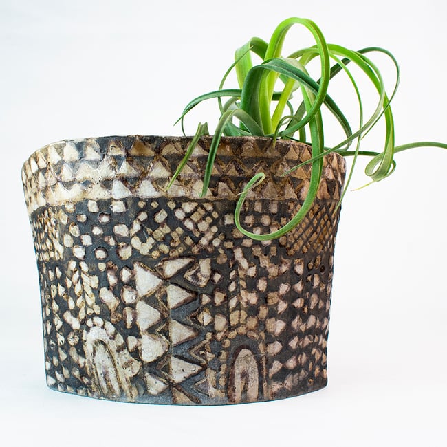 Tribute to Burkina Faso vase